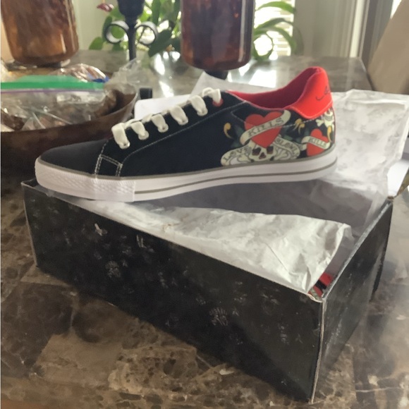 *NEW* Mens Ed Hardy Shoes - Picture 2 of 2